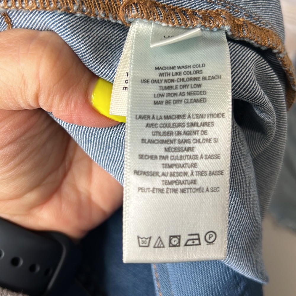 Free People Penny Pull-On Flare Jeans blue size 31 - Picture 7 of 7